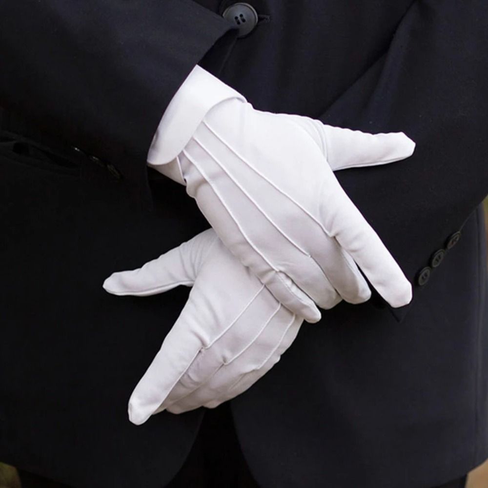 Jewelry Making Gloves - New Soft White Cotton Gloves Hand