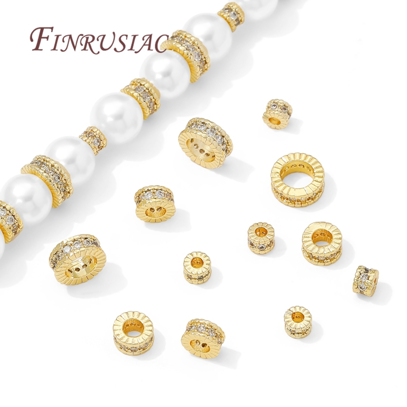 Jewelry Making Articles - 4mm 6mm 8mm 18K Gold Plated