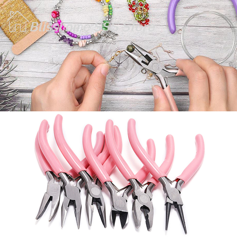 Jewelry Making Round Nose Pliers - 【S】Mini Pliers Diagonal Round Bent Needle