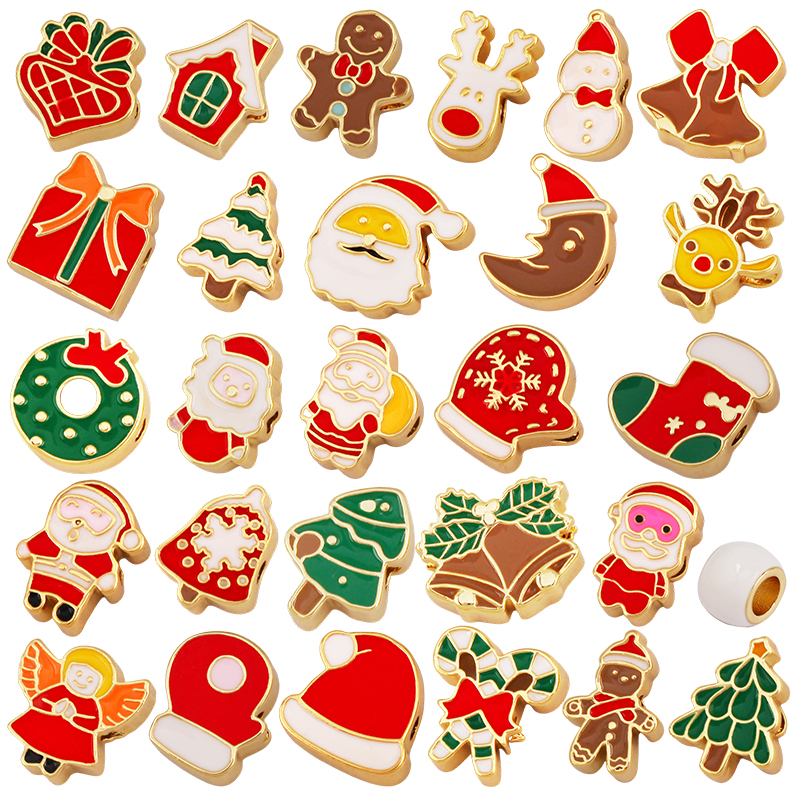 Jewelry Making Gloves - Big Large Hole Beads Santa Gloves