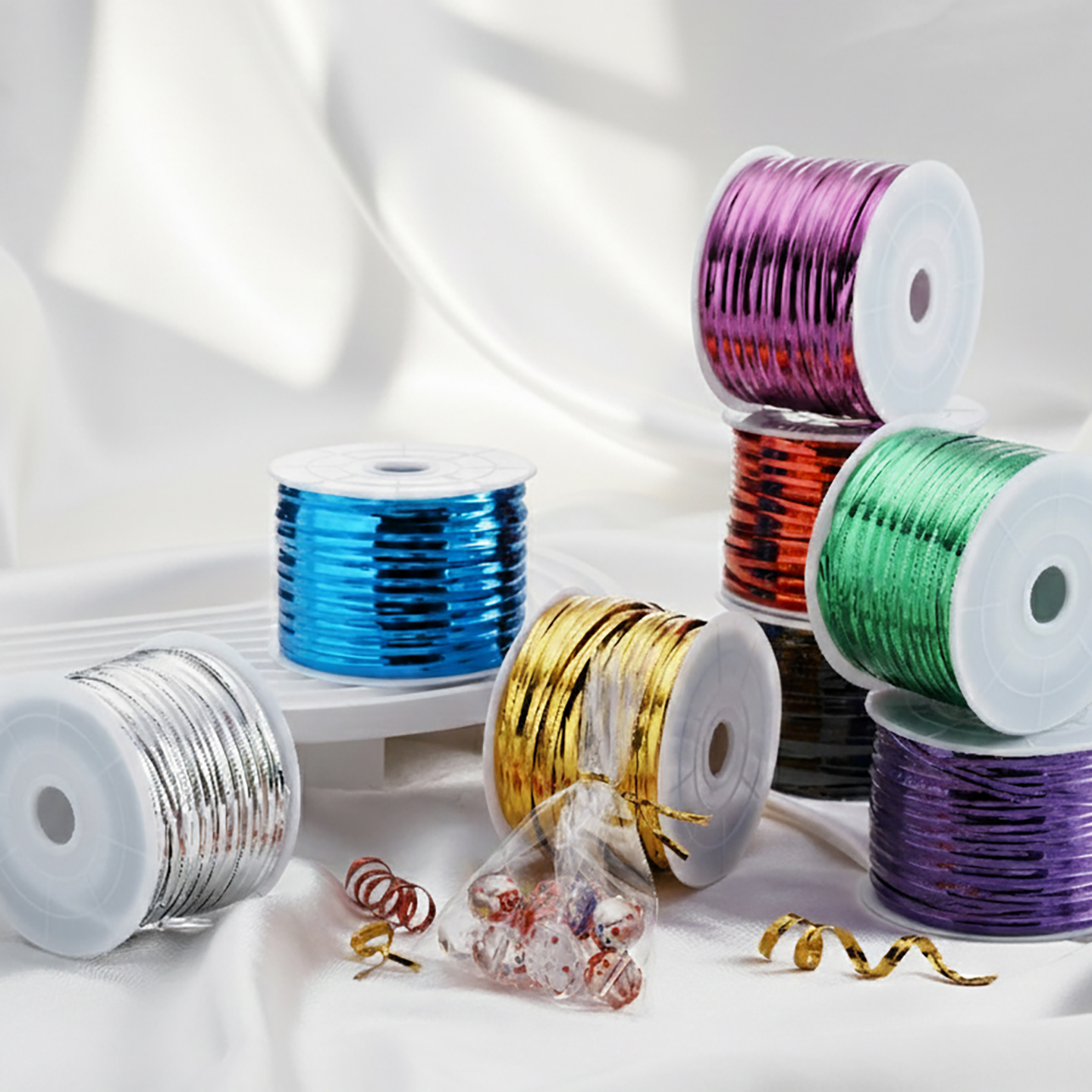 Jewelry Making Wire - 1 Roll 91m Colorful Twist Ties
