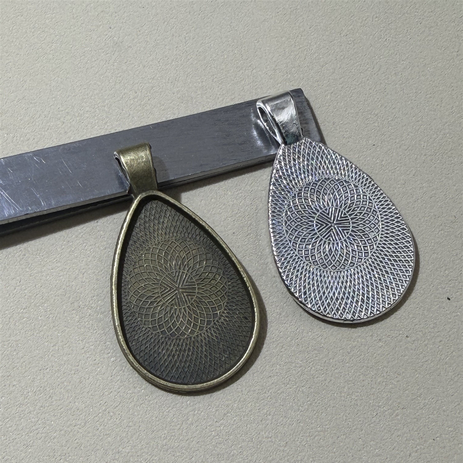 10pcs Drop Inner Size 20x30mm  - Pendant Blank Bezel incelemesi ve fiyatı