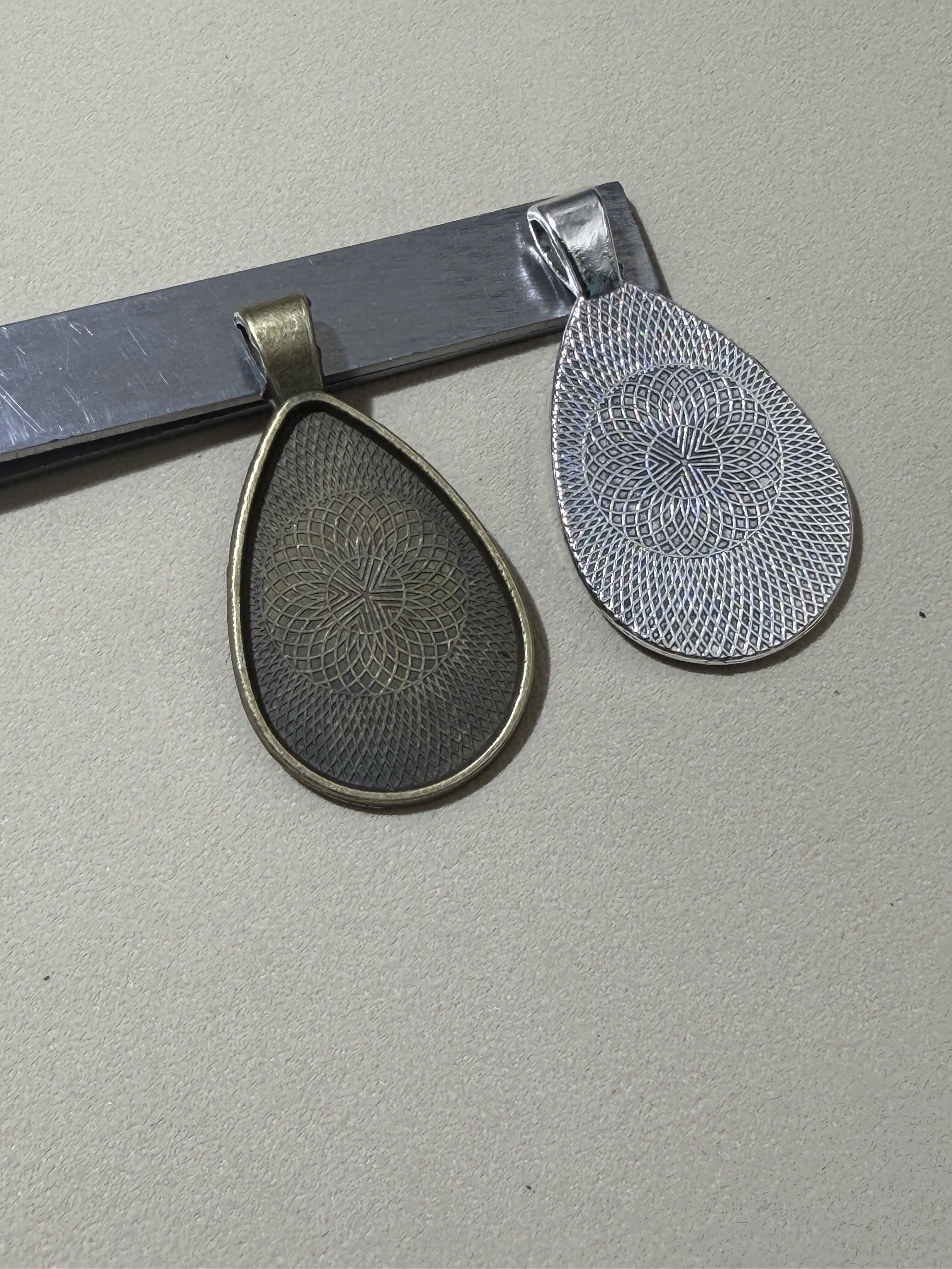 10pcs Drop Inner Size 20x30mm  - Pendant Blank Bezel incelemesi ve fiyatı