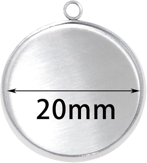 20 Pieces Stainless Steel Roun - Pendant Blank Bezel incelemesi ve fiyatı