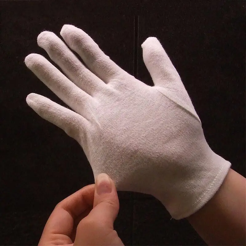 6Pairs White Cotton Work Glove - Jewelry Making Gloves incelemesi ve fiyatı