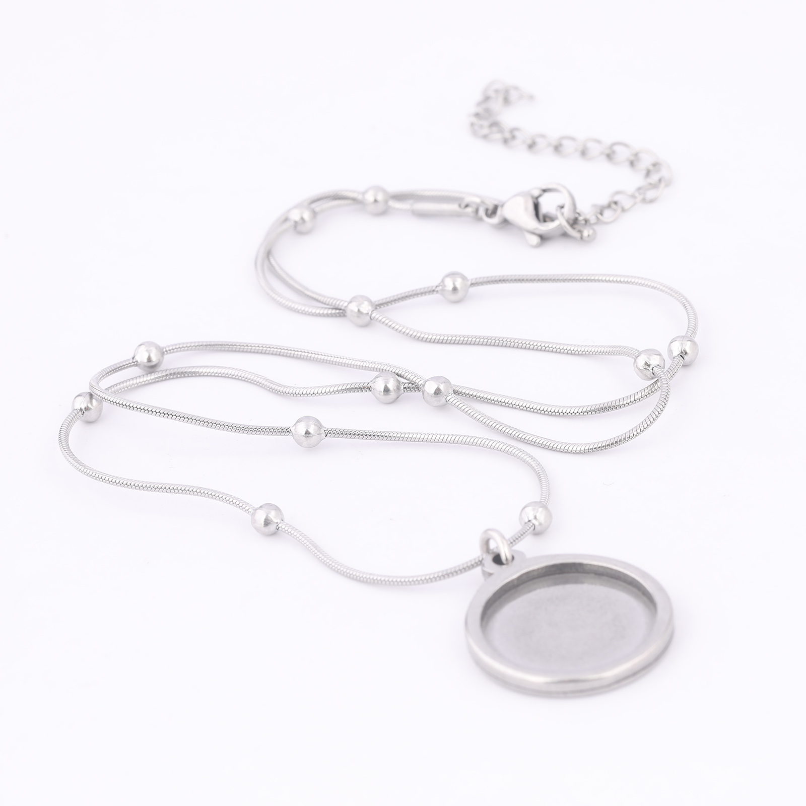 2pcs Stainless Steel Ball Chai - Pendant Blank Bezel incelemesi ve fiyatı