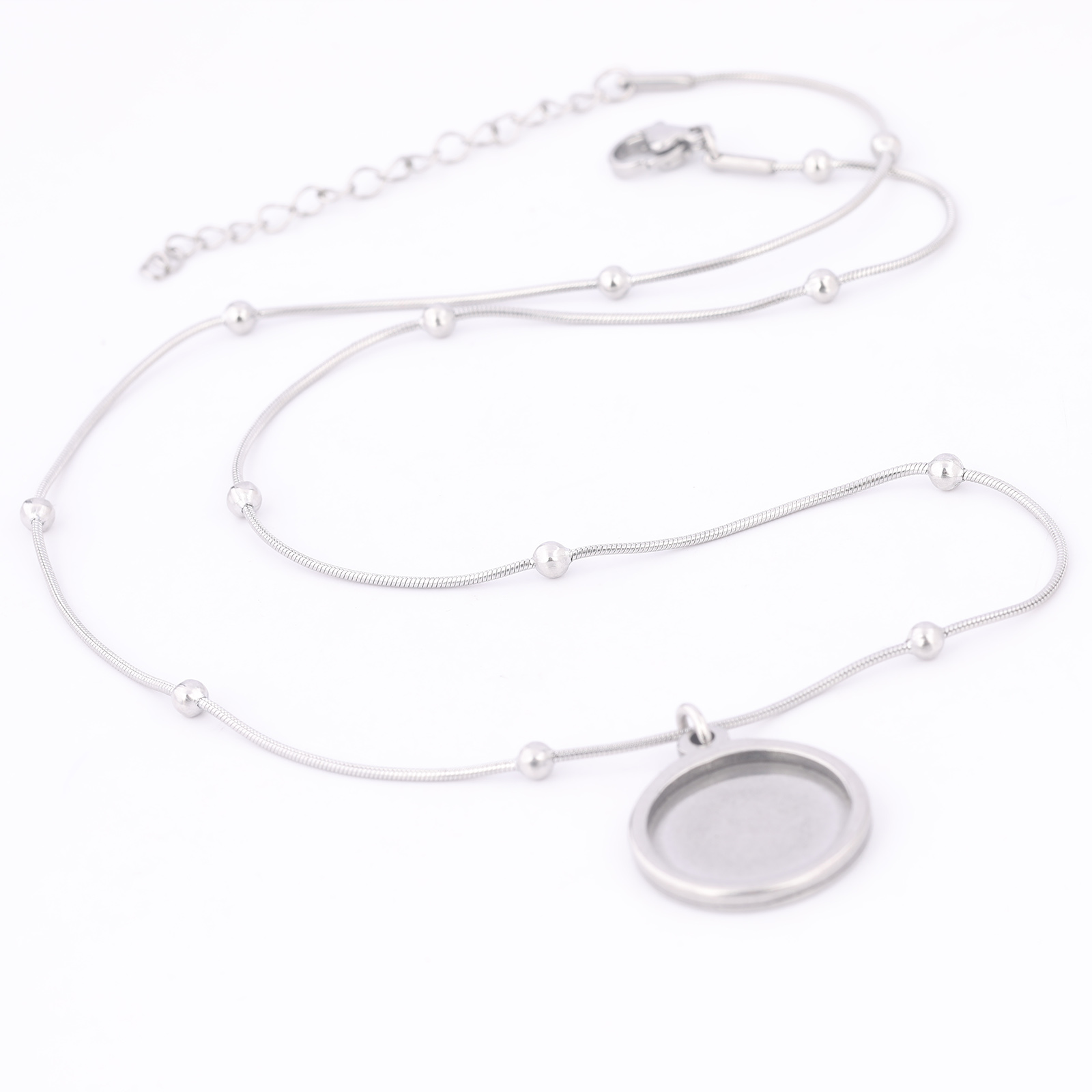 2pcs Stainless Steel Ball Chai - Pendant Blank Bezel incelemesi ve fiyatı