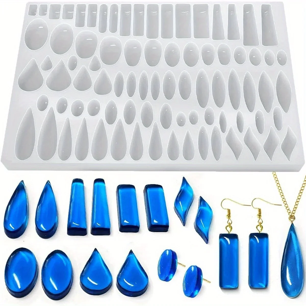 Stud Earrings Silicone Mold wi - Jewelry Making Mold incelemesi ve fiyatı
