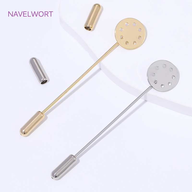 14K Gold Plated Long Brooch Sa - Jewelry Making Articles incelemesi ve fiyatı