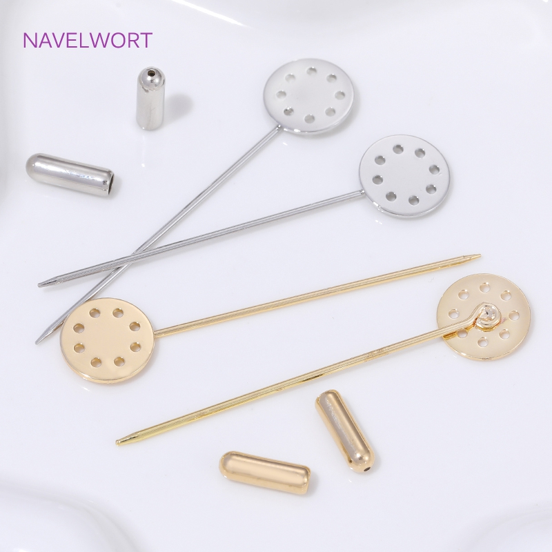14K Gold Plated Long Brooch Sa - Jewelry Making Articles incelemesi ve fiyatı