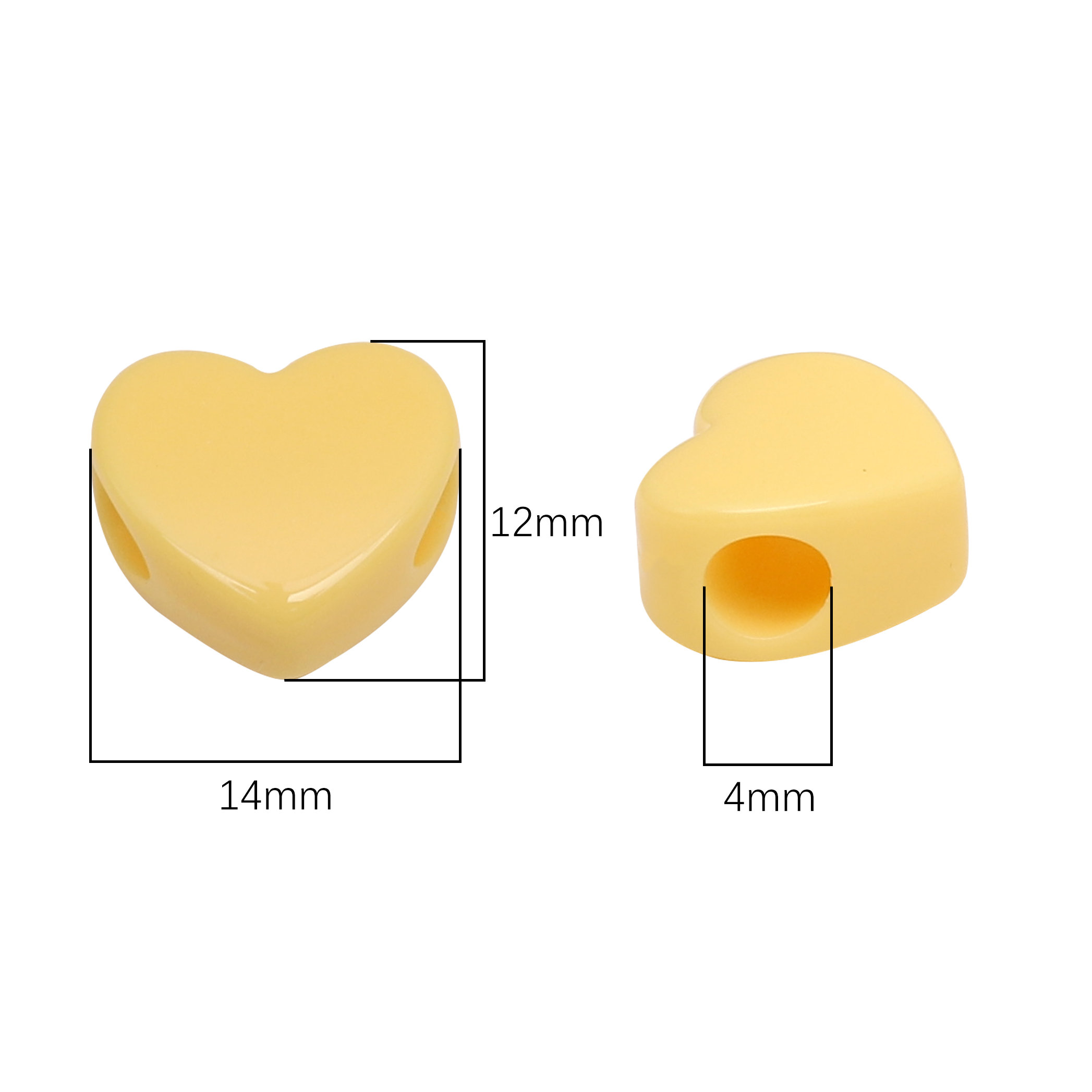 10-30Pcs Acrylic Large Hole He - Jewelry Making Items incelemesi ve fiyatı