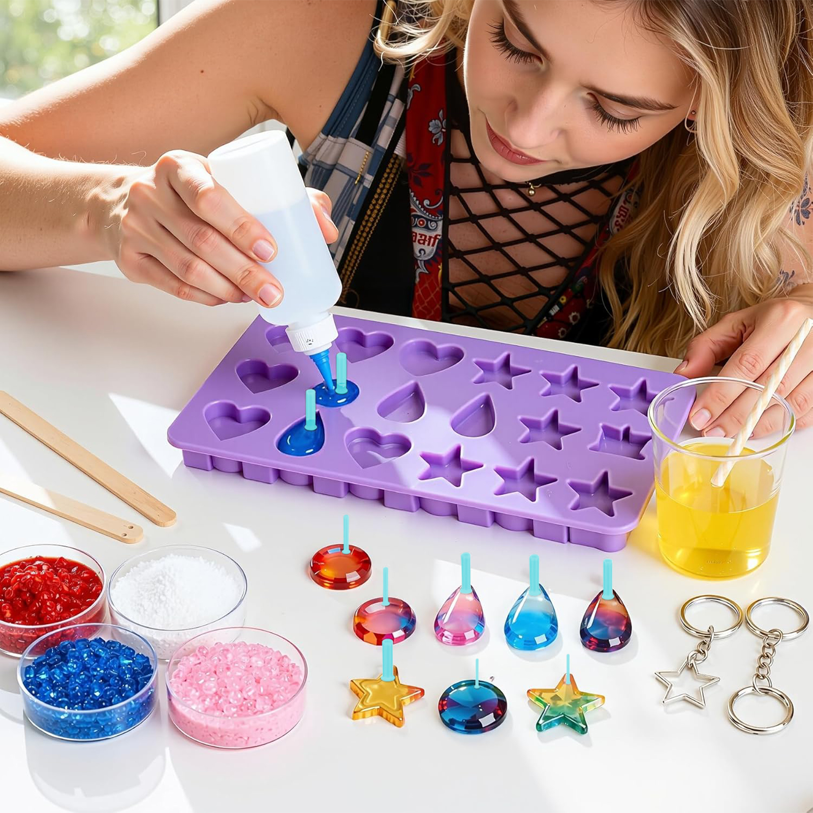 35pcs Resin Hole Maker Set 2-8 - Jewelry Making Tool Kit incelemesi ve fiyatı