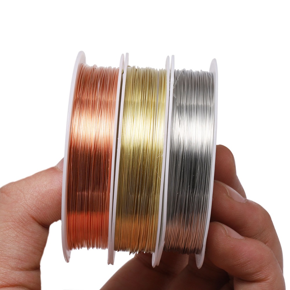 0.2-1mm Silver/Gold/Rose Gold  - Jewelry Making Wire incelemesi ve fiyatı