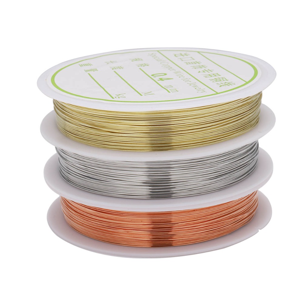 0.2-1mm Silver/Gold/Rose Gold  - Jewelry Making Wire incelemesi ve fiyatı
