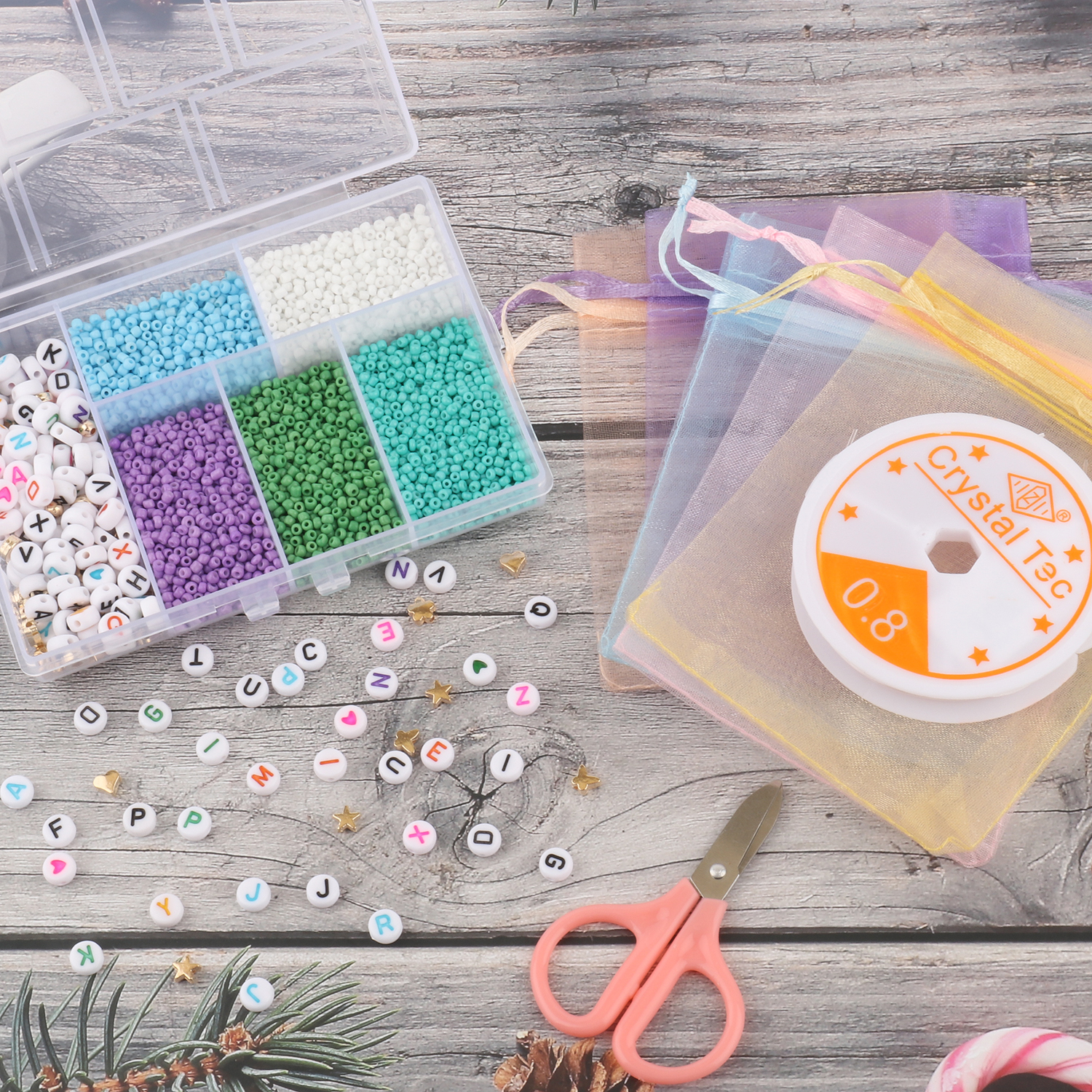 5000pcs Boxed Beads Kits Czech - Jewelry Making Kit For Kids incelemesi ve fiyatı