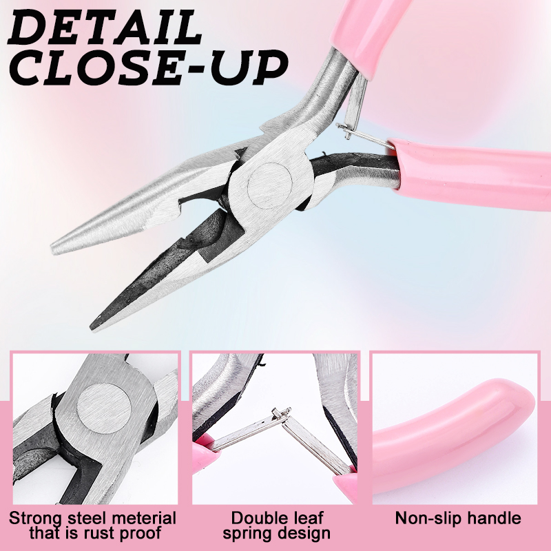 3Pcs Mini Jewelry Pliers Set I - Jewelry Making Round Nose Pliers incelemesi ve fiyatı