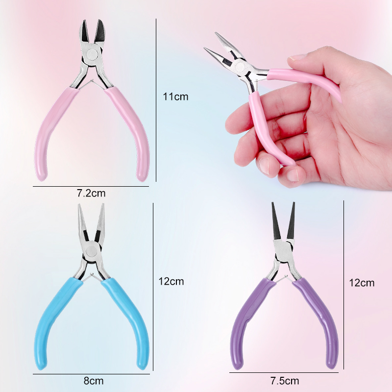 3Pcs Mini Jewelry Pliers Set I - Jewelry Making Round Nose Pliers incelemesi ve fiyatı