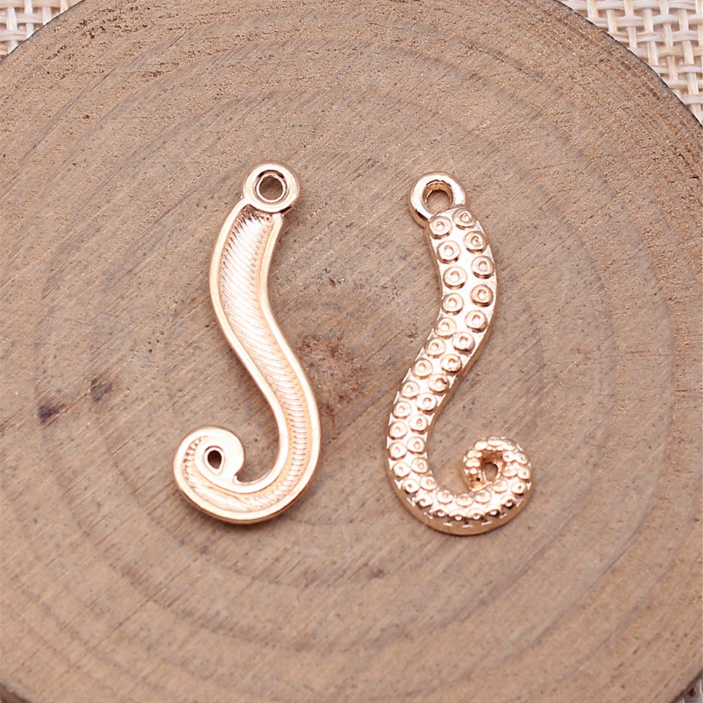 20pcs/lot Octopus Leg Charms F - Jewelry Making For Couples incelemesi ve fiyatı