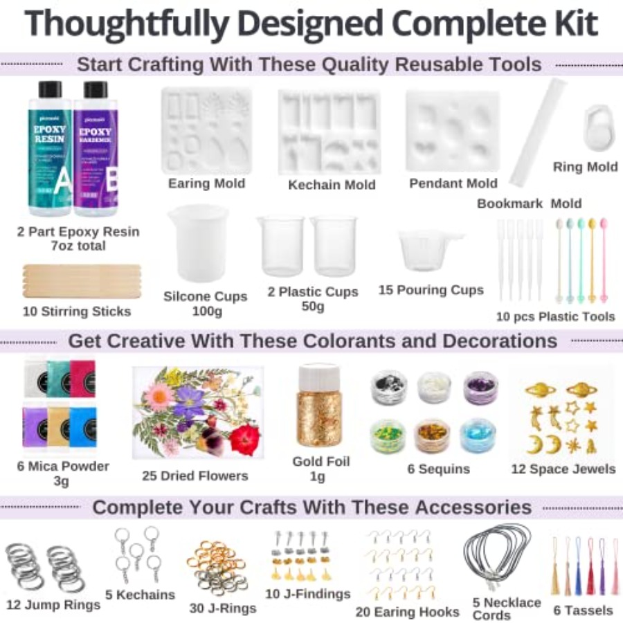 Epoxy Resin Kit for Beginners  - Jewelry Making For Beginners incelemesi ve fiyatı