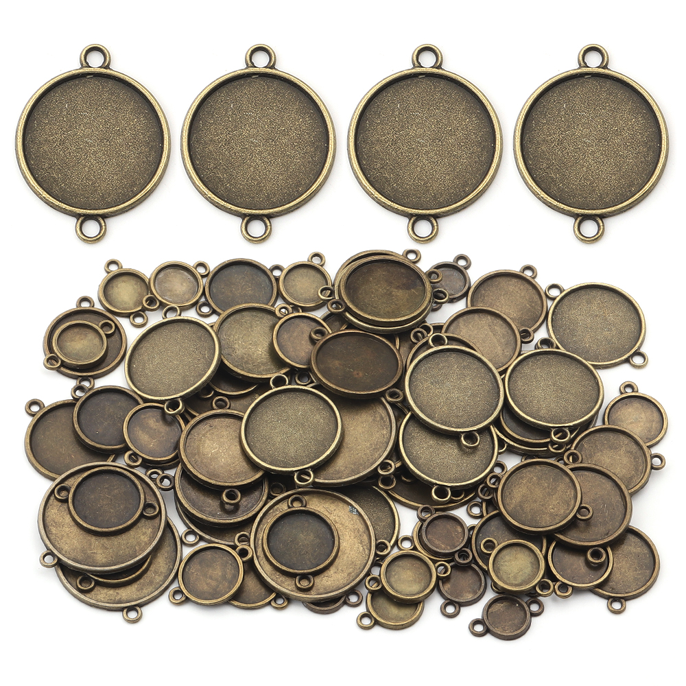 10pcs 8/10/12/14/16/18/20/25mm - Pendant Blank Bezel incelemesi ve fiyatı