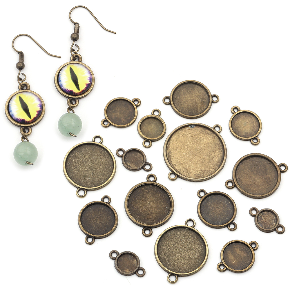 10pcs 8/10/12/14/16/18/20/25mm - Pendant Blank Bezel incelemesi ve fiyatı