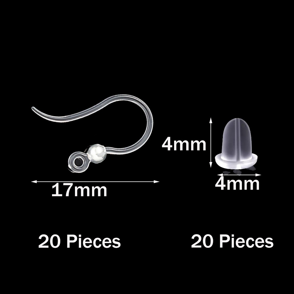 20pcs Plastic Earring Hooks Ea - Jewelry Making Wire incelemesi ve fiyatı