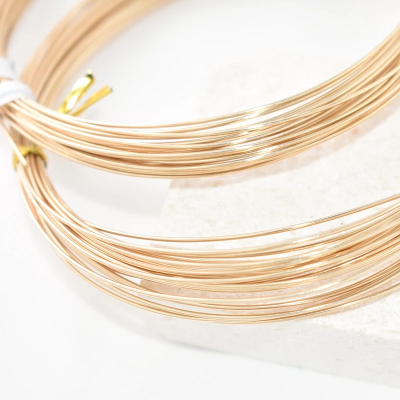 14K Gold Filled Round One Mete - Jewelry Making Wire incelemesi ve fiyatı