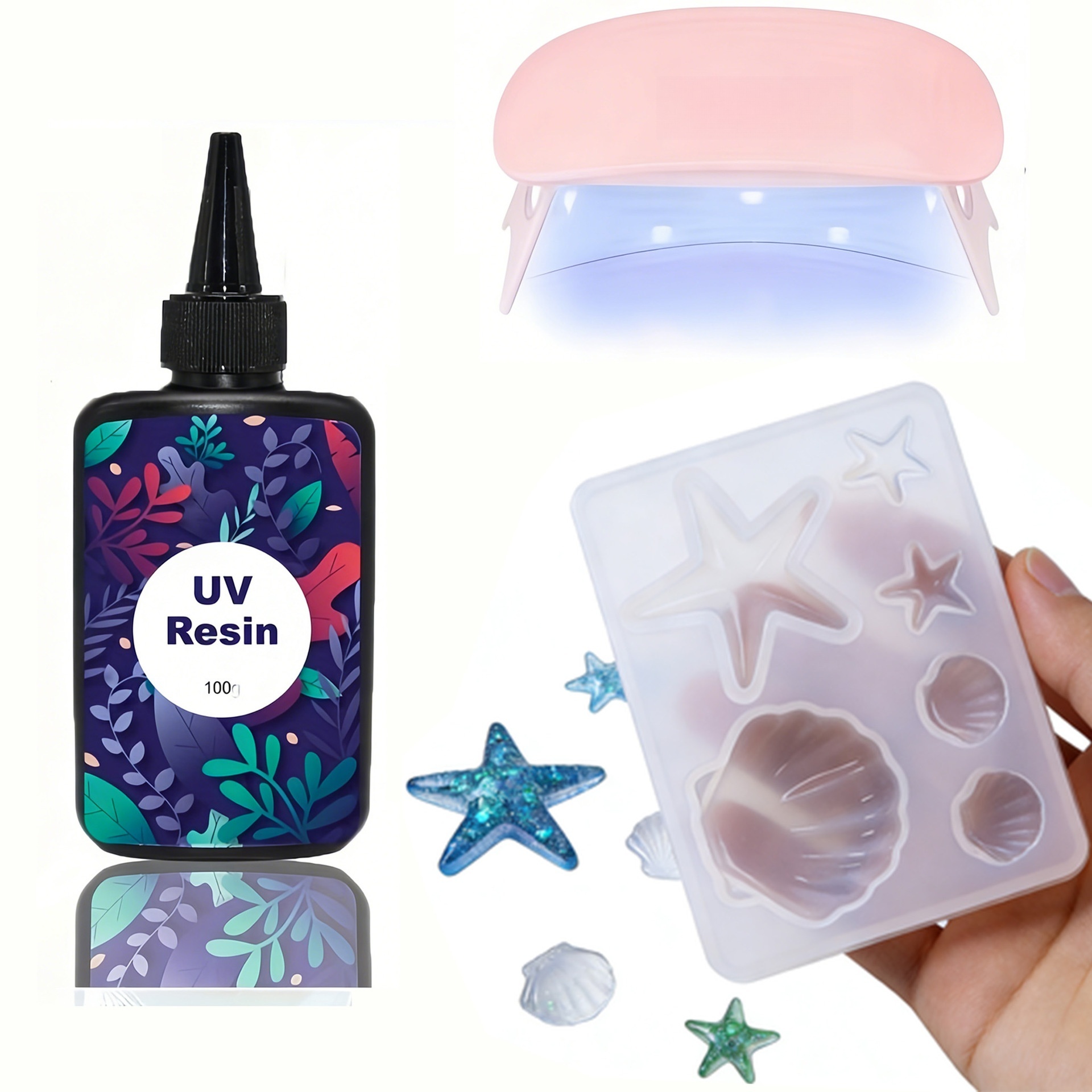 DIY Ocean Theme Crystal Epoxy  - Jewelry Making Mold incelemesi ve fiyatı