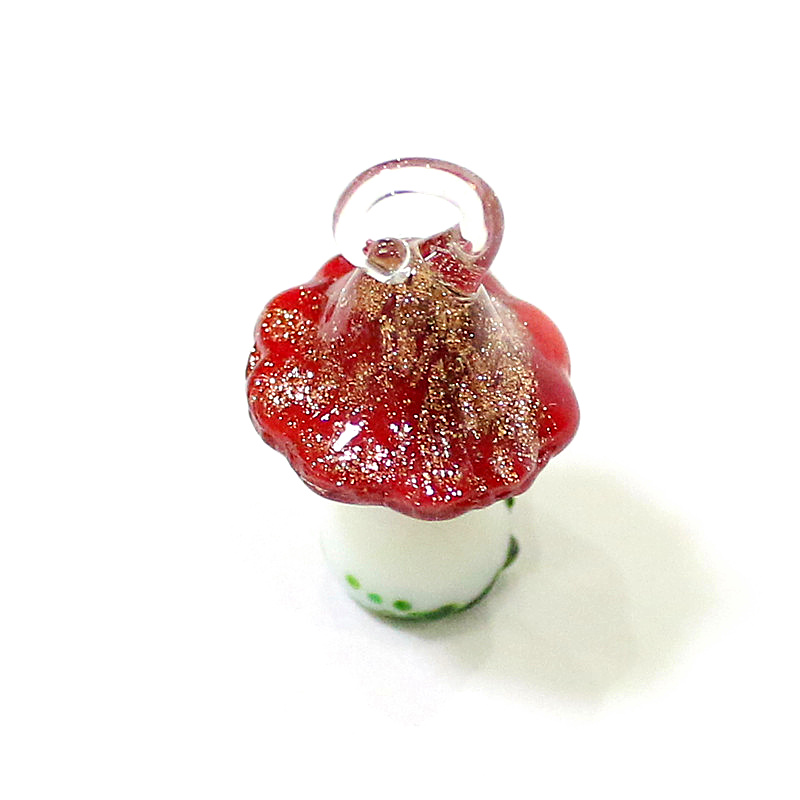 2Pcs Mini Mushroom Charms Dopa - Jewelry Making Event incelemesi ve fiyatı
