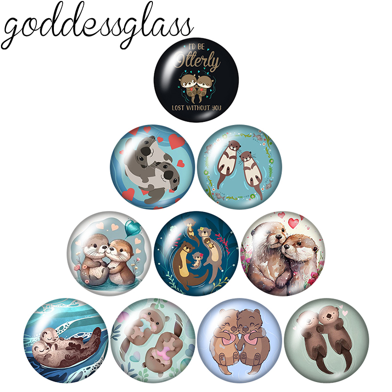 New Cute Cartoon Otter couples - Jewelry Making For Couples incelemesi ve fiyatı