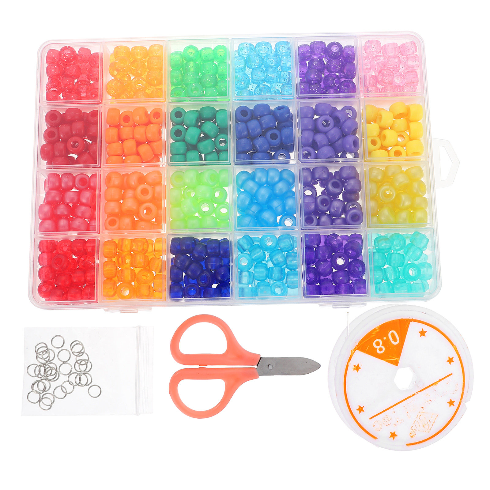 1Set Large Hole Beads DIY Bead - Jewelry Making Kit For Kids incelemesi ve fiyatı