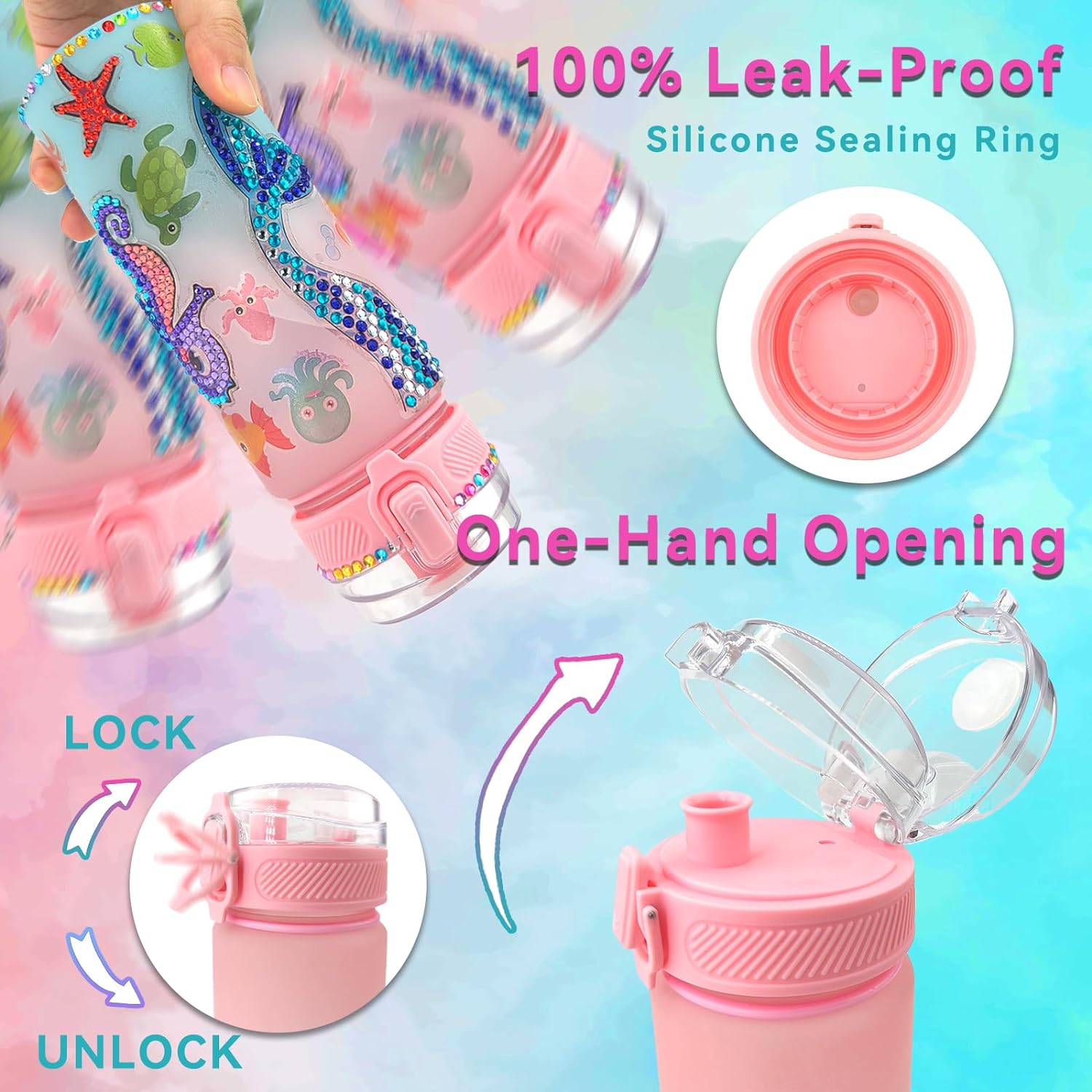 Decorate Your Own Water Bottle - Jewelry Making Kit For Kids incelemesi ve fiyatı