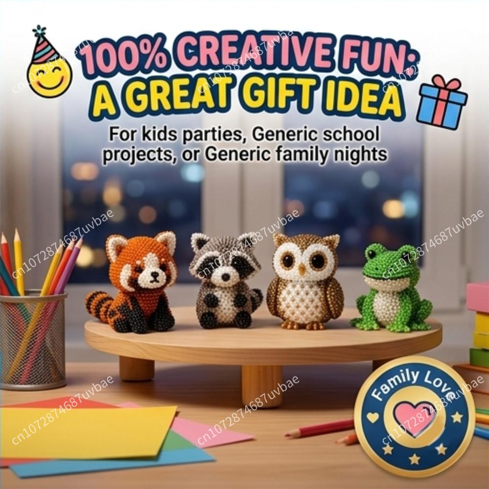 Mini 3D Animal Bead Crafting S - Jewelry Making Kit For Kids incelemesi ve fiyatı