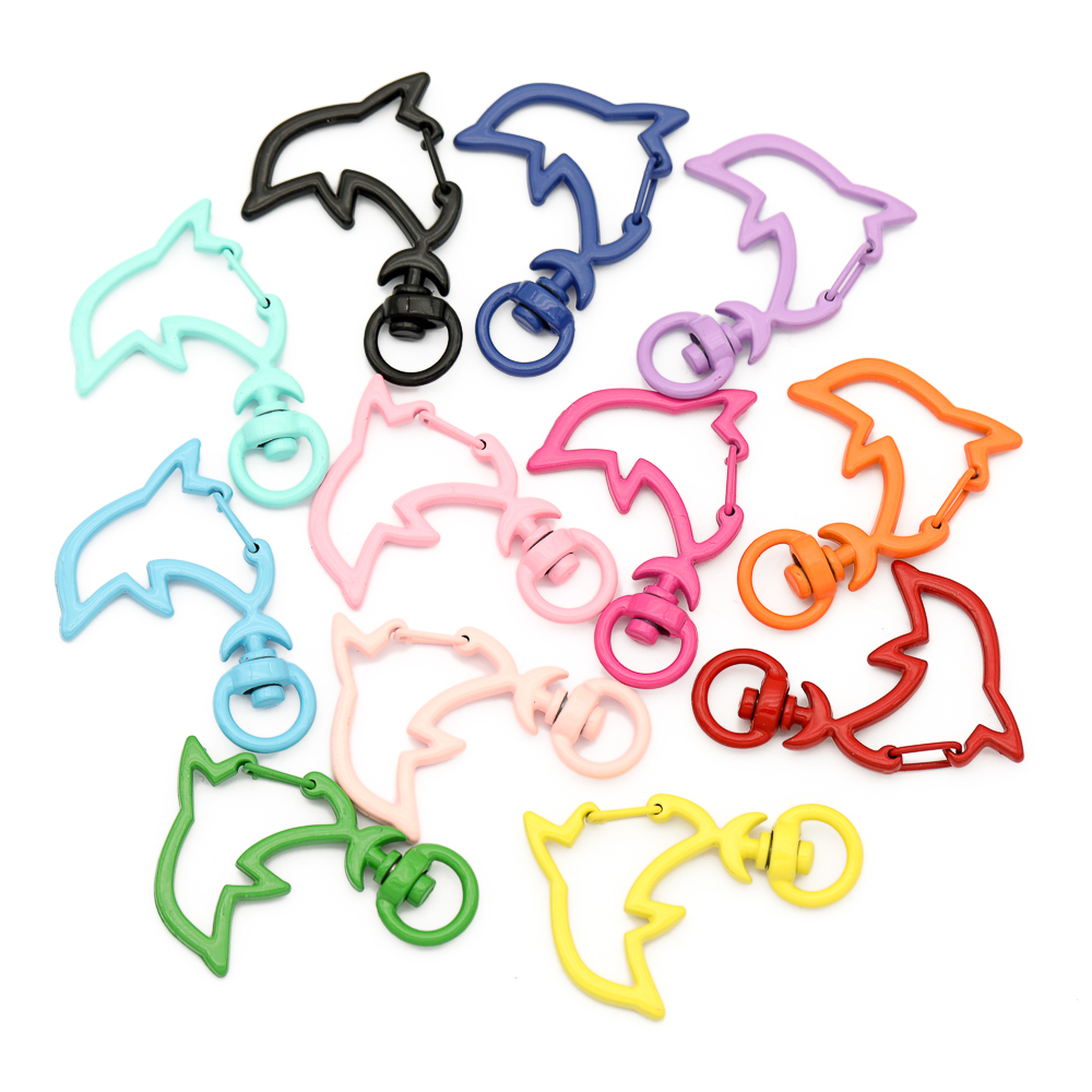 10pcs Candy Colors Metal Dolph - Jewelry Making Articles incelemesi ve fiyatı
