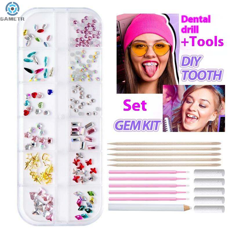 1 Set Dental Tooth Gems Crysta - Jewelry Making Tool Kit incelemesi ve fiyatı