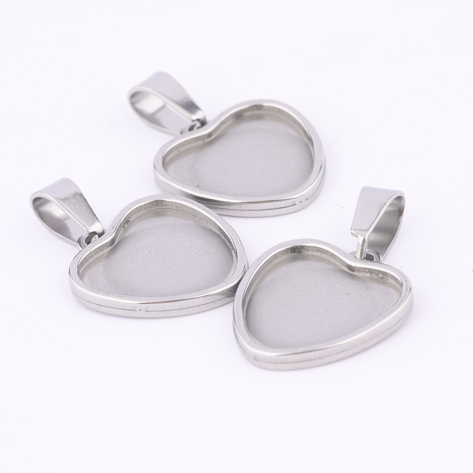 10pcs Stainless Steel Fit 15mm - Pendant Blank Bezel incelemesi ve fiyatı