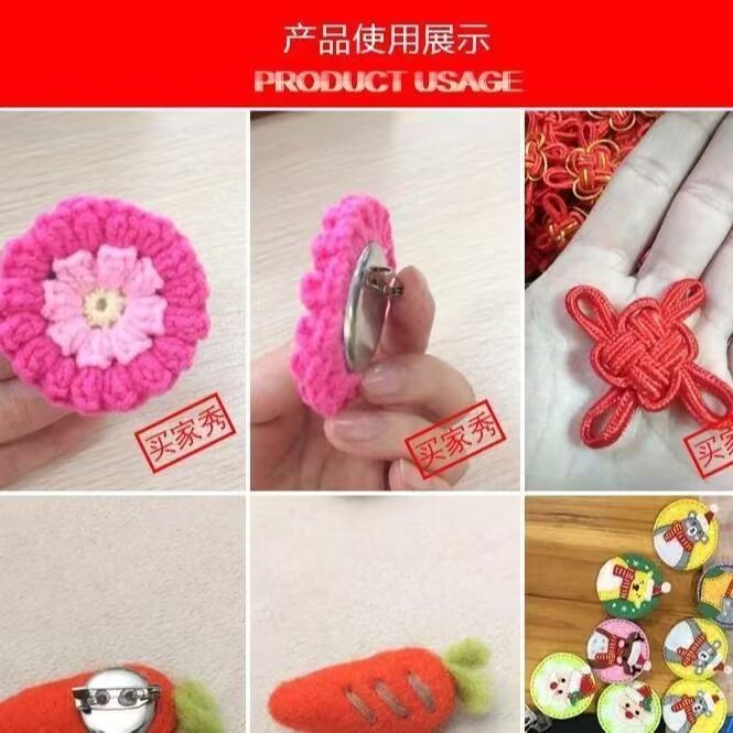 20pcs 19 23 30mm Round Brooch  - Jewelry Making Event incelemesi ve fiyatı