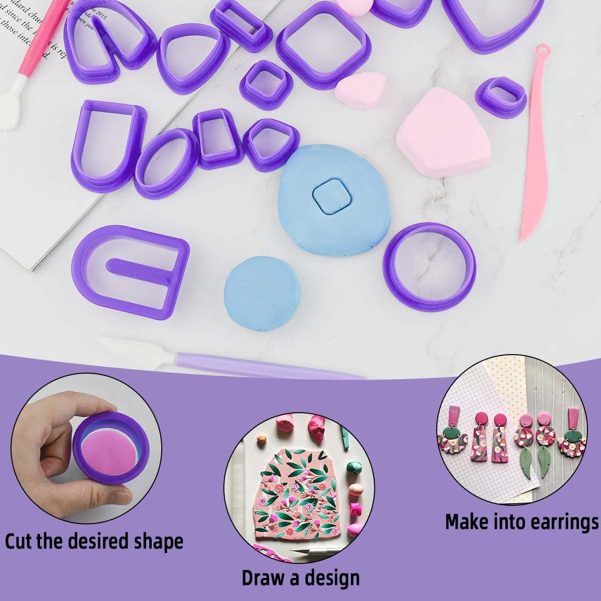 Polymer Clay Earring Making Ki - Jewelry Making Tool Kit incelemesi ve fiyatı