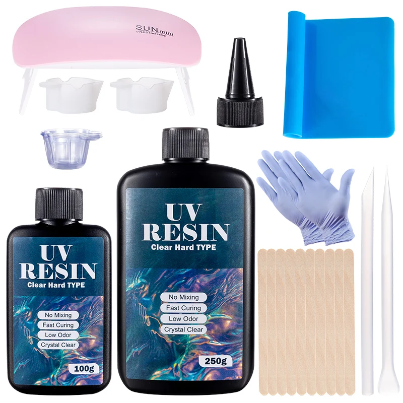 Hard UV Resin Glue Kit Fast Cu - Jewelry Making Tool Kit incelemesi ve fiyatı