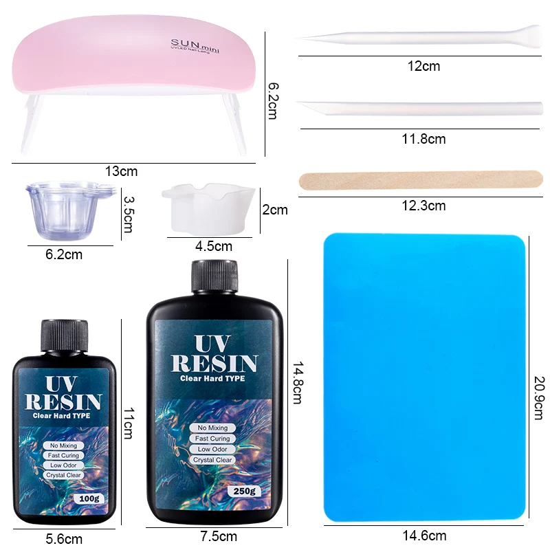 Hard UV Resin Glue Kit Fast Cu - Jewelry Making Tool Kit incelemesi ve fiyatı