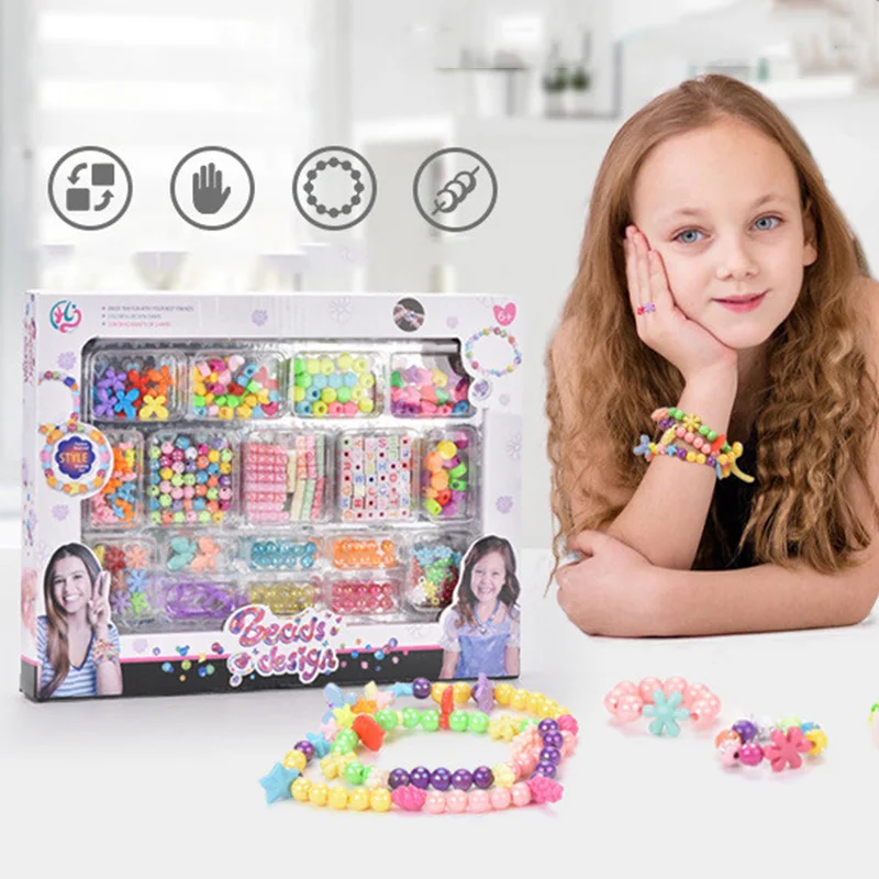 Girls DIY Bead Set Jewelry Mak - Jewelry Making Kit For Kids incelemesi ve fiyatı