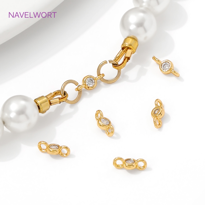 18K Gold Plated With Zircon Co - Jewelry Making Items incelemesi ve fiyatı