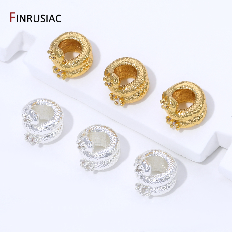 18K Gold Plated Brass Snake Sh - Jewelry Making Articles incelemesi ve fiyatı