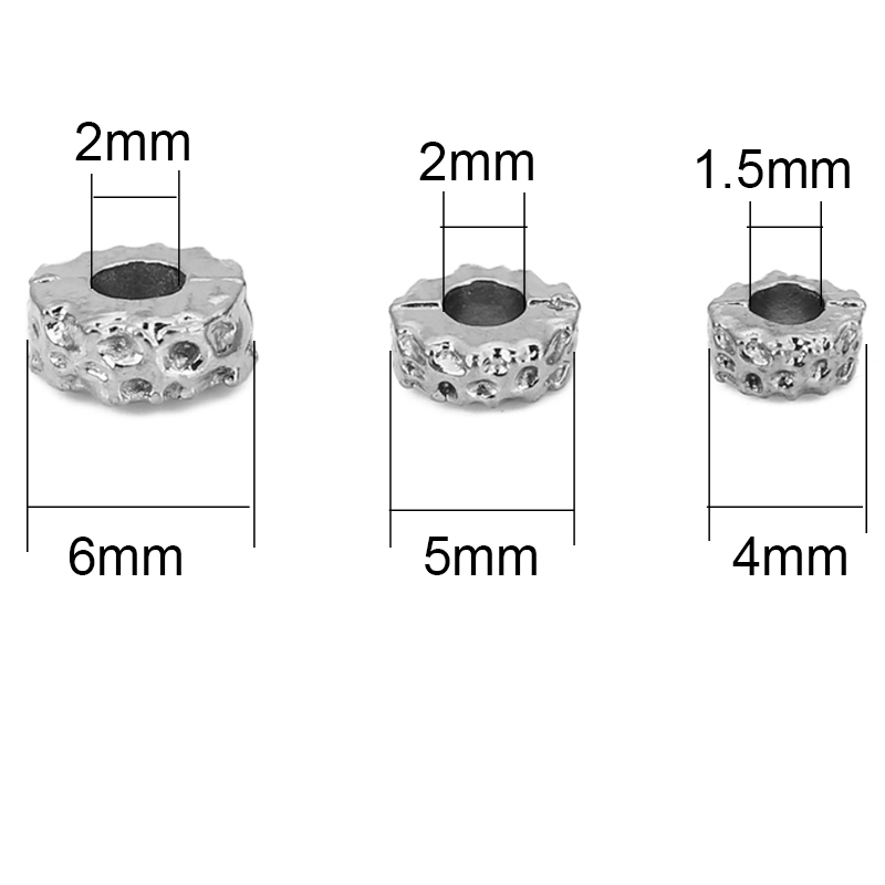 20pcs 4 5 6 mm Stainless Steel - Jewelry Making Articles incelemesi ve fiyatı