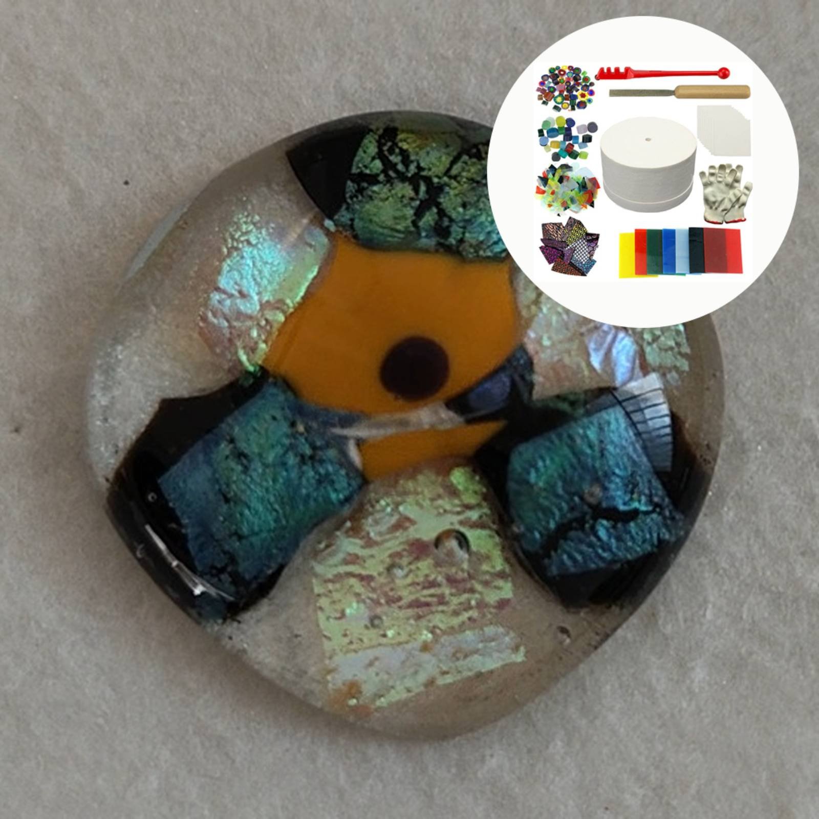 10 Pieces Microwave Glass Fusi - Jewelry Making For Beginners incelemesi ve fiyatı