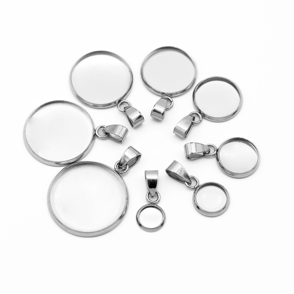 10pcs 316 Stainless Steel 6~20 - Pendant Blank Bezel incelemesi ve fiyatı