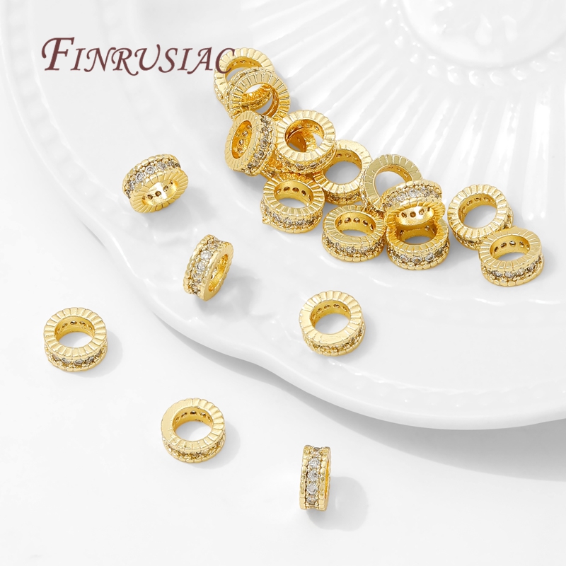 4mm 6mm 8mm 18K Gold Plated Br - Jewelry Making Articles incelemesi ve fiyatı