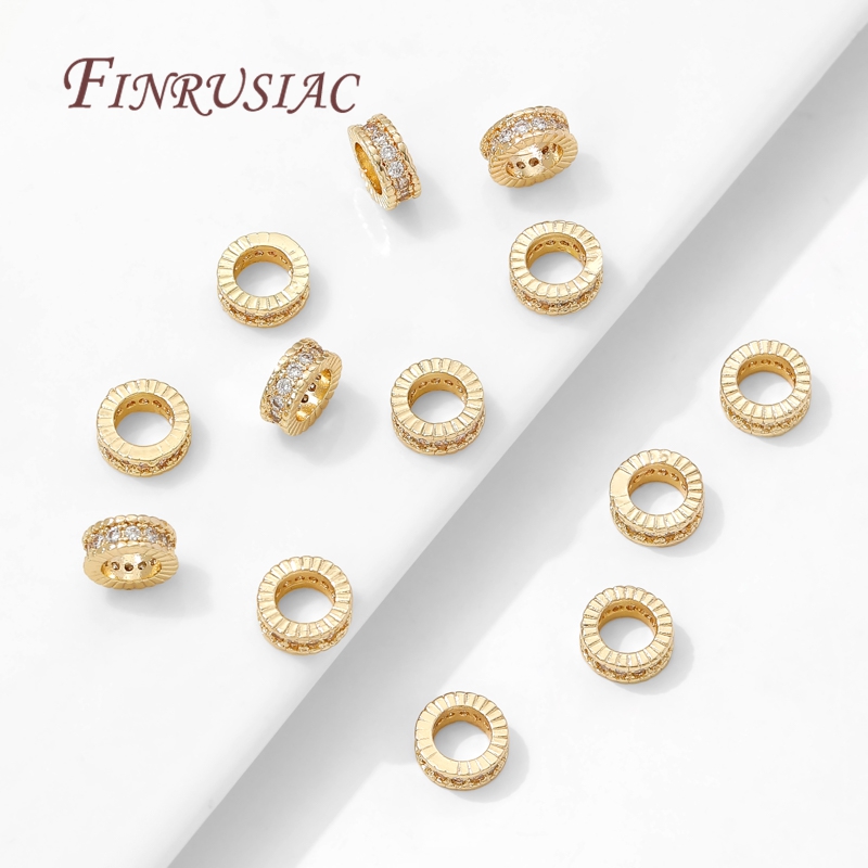 4mm 6mm 8mm 18K Gold Plated Br - Jewelry Making Articles incelemesi ve fiyatı