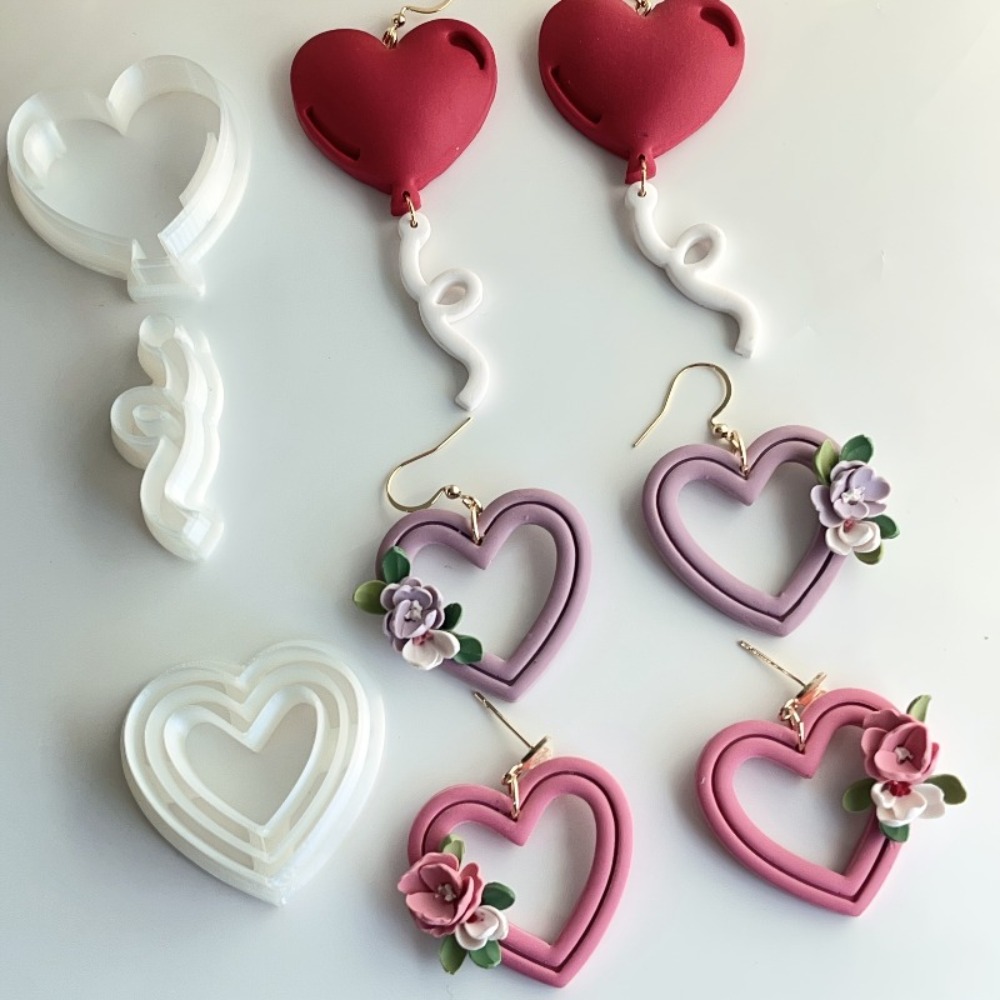 3Pcs Love Balloon Heart Polyme - Jewelry Making Tool Kit incelemesi ve fiyatı