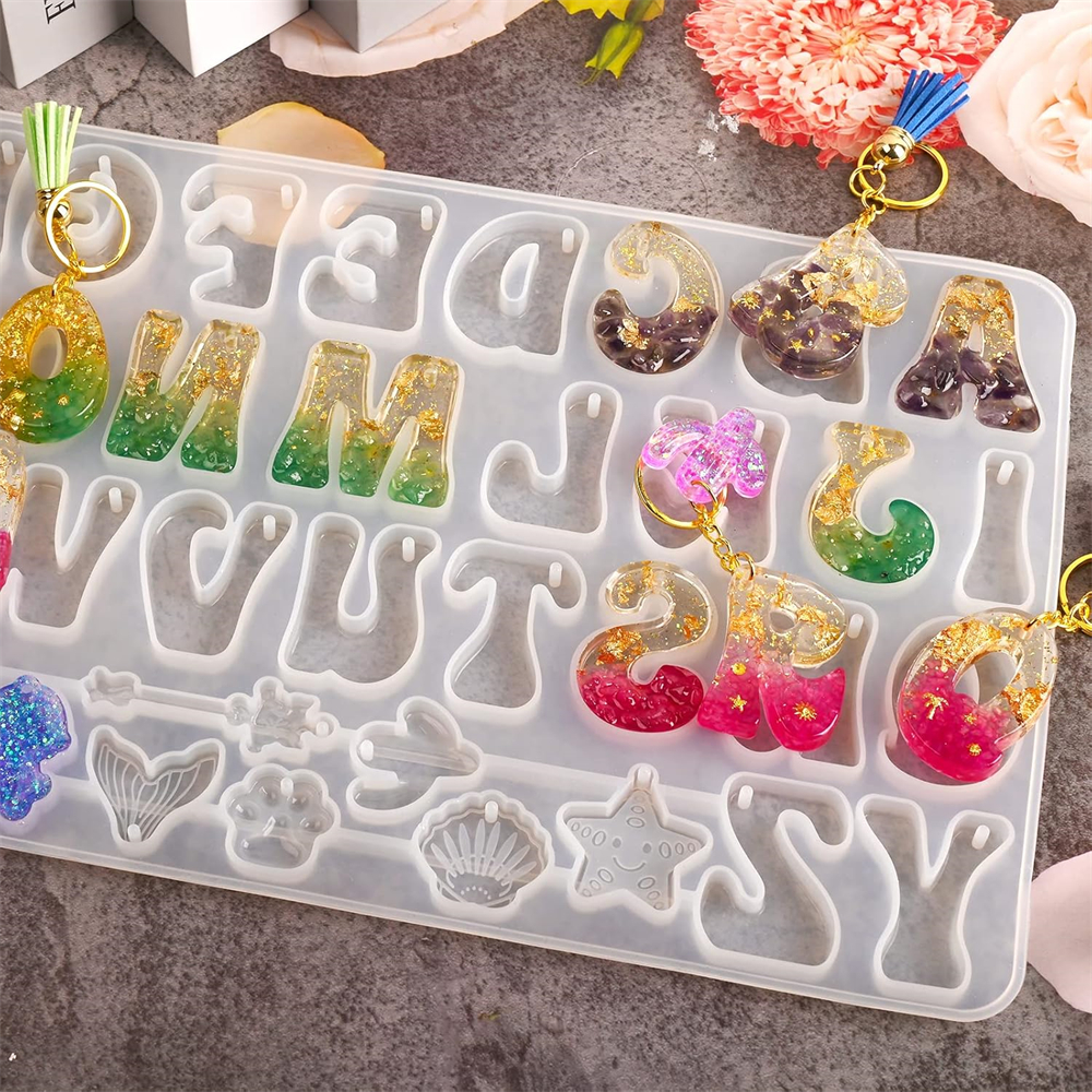 Alphabet Silicone Mold for Epo - Jewelry Making Tool Kit incelemesi ve fiyatı